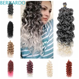 Bernardo Hawaii Afro Curl, ถักเปีย ผมสังเคราะห์ ถักโครเชต์ ขนปุยธรรมชาติ สําหรับผู้หญิง DIY