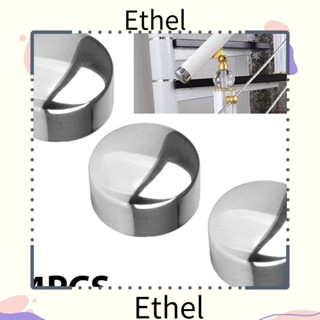 Ethel1 จุกปิดปลายท่อ PVC เส้นผ่าศูนย์กลาง 45 มม. ทนทาน สําหรับตกแต่งราวจับ 4 ชิ้น