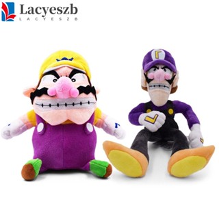 Lacyeszb ตุ๊กตานุ่ม รูปการ์ตูน Super Mario Waluigi Luigi Waluigi สีม่วง ของขวัญวันเกิดคริสต์มาส