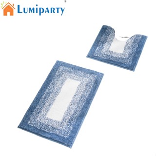 Lumiparty พรมปูพื้นไมโครไฟเบอร์ แบบนิ่ม กันลื่น สําหรับอ่างอาบน้ํา ห้องน้ํา