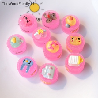 Tt กระป๋องเรซิ่นเรืองแสง ลายการ์ตูน Diy สําหรับทําเครื่องประดับ 10 ชิ้น