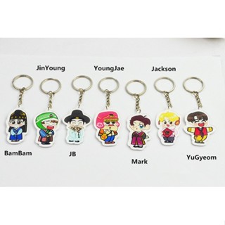 GOT7 Cartoon Acrylic Keychain Keyring Fans Collections Accessories Clearance sale