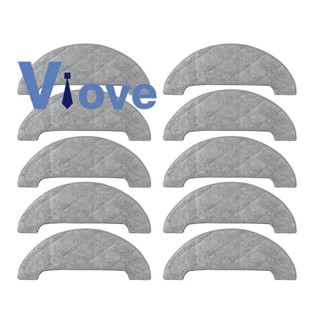 ผ้าม็อบทําความสะอาด อุปกรณ์เสริม สําหรับหุ่นยนต์ดูดฝุ่น VIOMI S9 ROIDMI Eve Plus VXVC11 VXVC12
