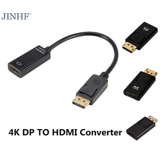 Blowgentlyflower อะแดปเตอร์พอร์ตหน้าจอ เป็น HDMI DP ตัวผู้ เป็นตัวเมีย HD 4K 1080P สําหรับ PC TV แล็ปท็อป BGF