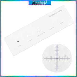 Kiss ไม้บรรทัดสไลด์ สําหรับกล้องจุลทรรศน์