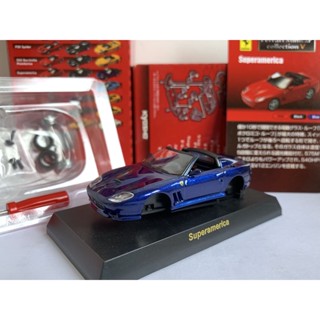 โมเดลรถยนต์ Kyosho 1:64 Ferrari SuperAmerica royal blue 550 ของเล่นสําหรับเด็ก