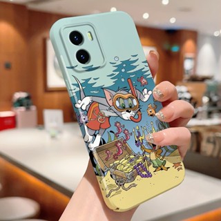 เคสโทรศัพท์มือถือแบบแข็ง กันกระแทก กันรอยกล้อง ลาย Tom Jerry ตลก สําหรับ Vivo V27 Pro Y20s G Y20t Y30 Y30g Y50 Y55 Y55s Y74s Y76s Y75