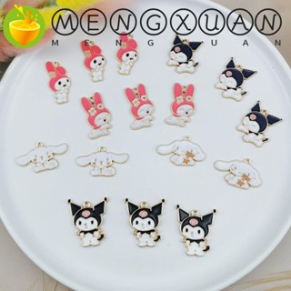 Mengxuan เครื่องประดับ สร้อยคอ จี้รูปมายเมโลดี้ สุนัขน่ารัก DIY