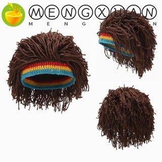 Mengxuan Reggae วิกผมสังเคราะห์ สีน้ําตาล ทนความร้อน สําหรับปาร์ตี้ฮาโลวีน