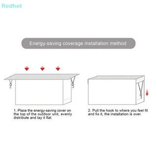 &lt;Redhot&gt; ฟิล์มฟอยล์อลูมิเนียม ป้องกันความร้อน สองชั้น ประหยัดพลังงาน สําหรับเครื่องปรับอากาศ