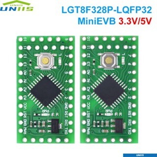Uniis บอร์ดทดลอง LGT8F328P LQFP32 MiniEVB ทนทาน แบบเปลี่ยน สําหรับ Arduino ATMEGA328P