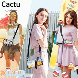 Cactu กระเป๋าสะพายข้าง กระเป๋าเข็มขัด กระเป๋าสนามกีฬา อนุมัติ กันน้ํา ทรงกระบอก ปรับได้ กระเป๋ากีฬากลางแจ้ง