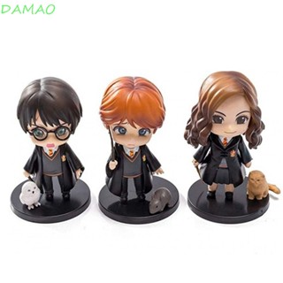 Damao ฟิกเกอร์ PVC รูป Harried Potter Hermione Ron Hedwig ขนาดมินิ ของเล่นสําหรับเด็ก