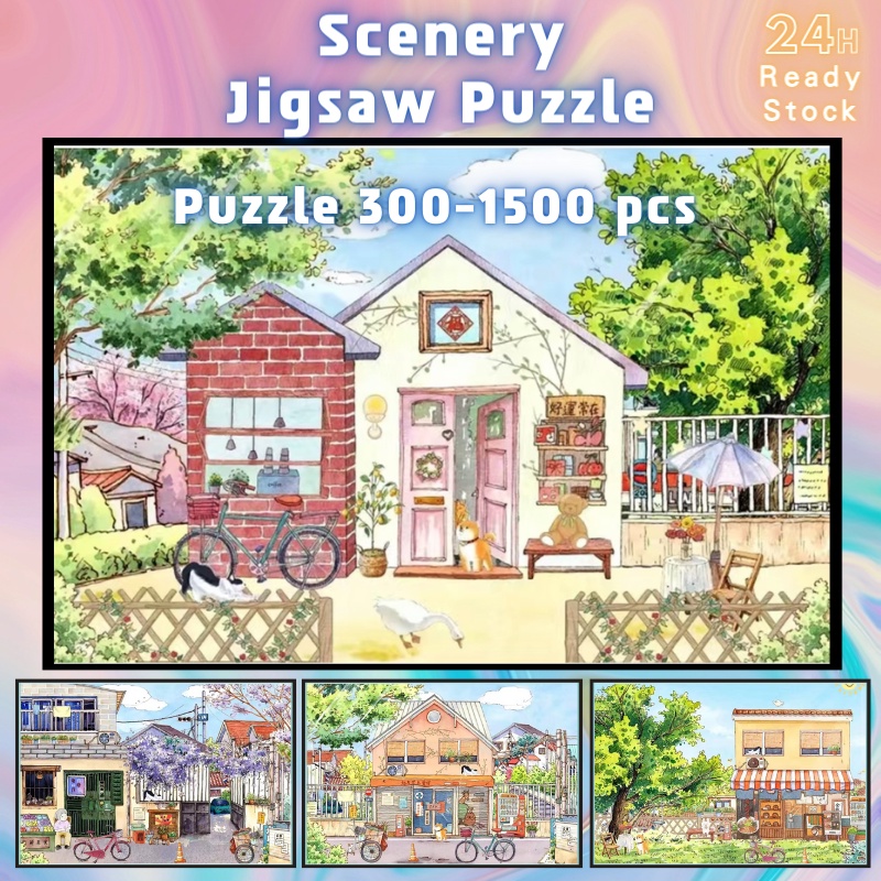 📣พร้อมส่ง📣【Scenery】jigsaw puzzle-จิ๊กซอว์-300-1000-ชิ้น- ชิ้นของเด็ก จิ๊กซอว์ไม้ 1000 ชิ้น จิ๊กซอว์ 1000 ชิ้นสำหรับผู้ใหญ่ จิ๊กซอ จิ๊กซอว์ 500 ชิ้น🧩20 จิ๊กซอว์ 1000 ชิ้น สำหรับ ผู้ใหญ่ ตัวต่อจิ๊กซอว์ จิ๊กซอว์ การ์ตูน