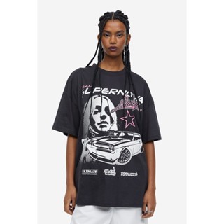 H&amp;M  Woman Oversized printed T-shirt 1136437_5