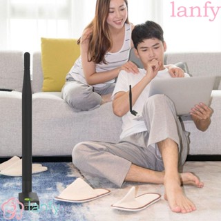 Lanfy การ์ดเครือข่ายไร้สาย USB 150Mbps 2.4G เสาอากาศอะแดปเตอร์ไวไฟ ดองเกิล อีเธอร์เน็ต แบบพกพา สําหรับคอมพิวเตอร์ โทรศัพท์