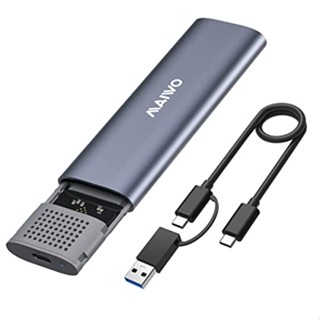 อะแดปเตอร์ปิด M.2 SSD USB 3.2 Gen 2 (10Gbps) เป็น M.2 NVME SATA รองรับ UASP ขยายพื้นที่จัดเก็บ 4TB คีย์ M หรือ B&amp;M อลูมิเนียมอัลลอยด์ ไม่ต้องใช้เครื่องมือ (เหมาะกับ 2230 2240 2260 2280)