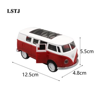 [Lstjj] โมเดลรถบัสอัลลอย สเกล 1/32 12.5x4.8x5.5 ซม. พร้อมประตูเปิดได้ ของเล่นเสริมการเรียนรู้ สําหรับเด็กผู้ชาย และเด็กผู้หญิง