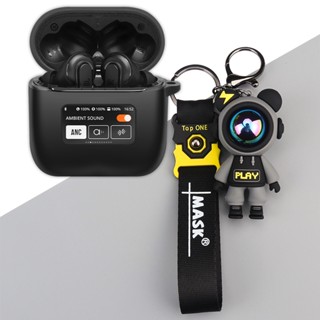 JBL TOUR PRO2 Case cartoon bear plush briquette keychain pendant JBL Tour Pro2 silicone soft case protective cover shockproof case protective cover cartoon King of Thieves Luffy pendant JBL Tour Pro2 Cover soft case solid color shell