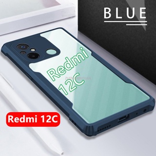 เคสโทรศัพท์มือถือ อะคริลิคใส กันกระแทก สําหรับ Redmi 12C Redmi12C Redmi11A POCO C55