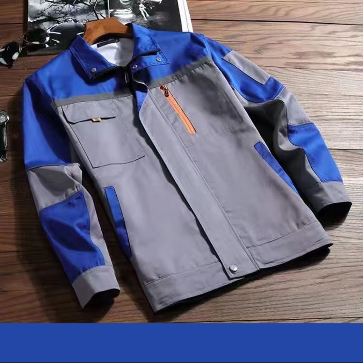 เสื้อช่าง  เสื้อช็อป เสื้อแจ็กเก็ตแขนยาว  สะท้อนแสง เพื่อความปลอดภัย เหมาะกับใส่ทํางานโรงงาน พนักงาน และพนักงานเทคนิค สําหรับผู้ชาย และผู้หญิง - รูปที่ 5