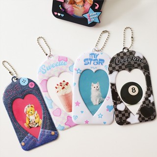 ซองใส่โฟโต้การ์ด PVC ลายหัวใจ 3 นิ้ว สําหรับเพื่อนสนิท