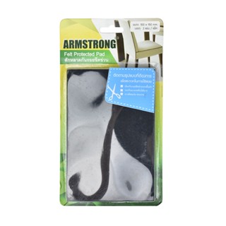 ARMSTRONG สักหลาดกันรอยขีดข่วน สีดำ 100x150mm.