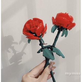 Mymiss1- บล็อกตัวต่อ รูปดอกไม้ ของเล่นสําหรับเด็ก และผู้ใหญ่