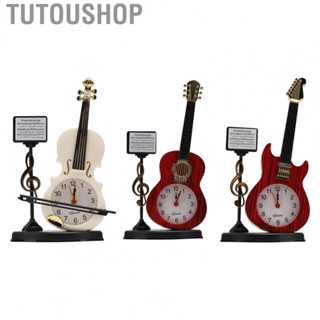 Tutoushop Violin Alarm Clock Unique Appearance Home Living Alarm Clock Decoration Gift Hot