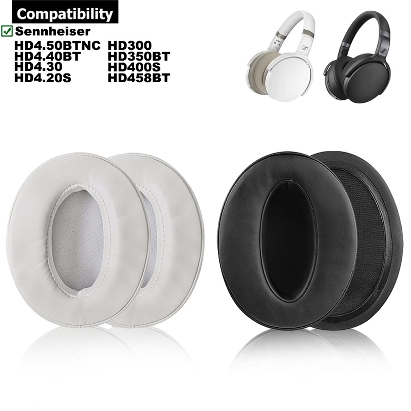 เปลี่ยนหูฟังแผ่นรองหูฟังฟองน้ําชุดหูฟัง Earmuffs สําหรับ Sennheiser HD4.50BT HD 4.40 4.30 350BT 300 400S 4.20S 458BT BTNC