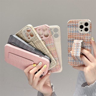 เคสโทรศัพท์มือถือ แบบสาน พับได้ กันลื่น สําหรับ Apple Iphone IP12 12Pro IP 12 Pro Max IP13 13Pro IP 13 Pro Max