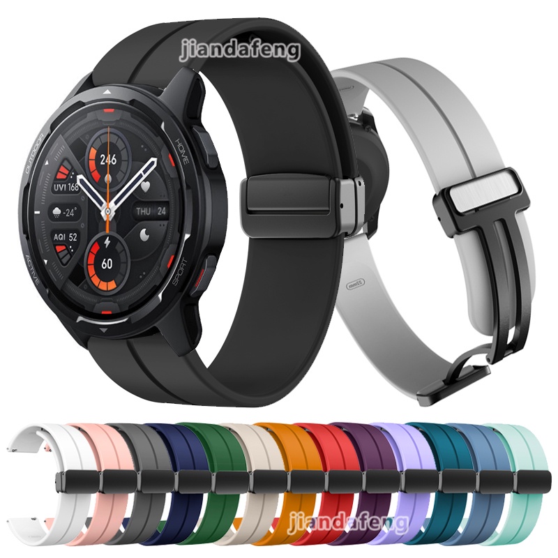 D Buckle Sport Band สายแม่เหล็กสําหรับ Xiaomi Watch S4 S3 S1 Active