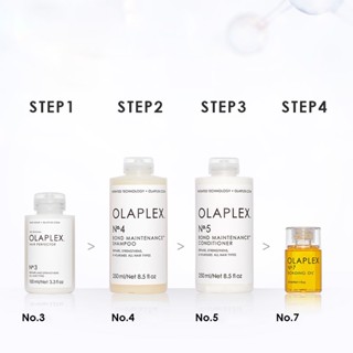 Olaplex No.0 3 4 5 6 7 ทรีทเม้นต์ฟื้นฟูผมแห้งเสีย  บำรุงผม ซ่อมแซมผมเสีย กู้ผมพัง