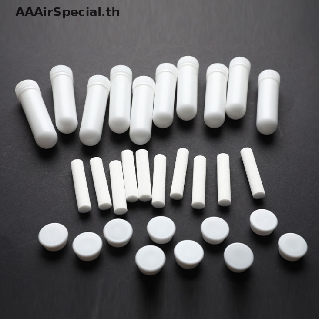 Aaairspecial หลอด Inhaler เปล่า สีขาว 10 ชิ้น