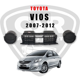 888 ช่องลมแอร์ / ช่องแอร์ TOYOTA VIOS 2007-2012 สีดำ (อันกลาง/อันข้าง/ครบชุด) พร้อมส่ง