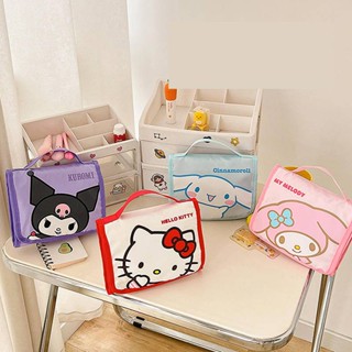 Sanrio กระเป๋าดินสอ ขนาดใหญ่ จุของได้เยอะ ลาย Cinnamoroll Mymelody Kuromi เหมาะกับของขวัญวันเกิด สําหรับนักเรียน