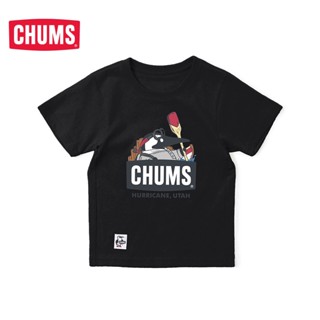 Chums/chacha Bird ใหม่ เสื้อยืดลําลอง แขนสั้น พิมพ์ลาย สไตล์ญี่ปุ่น เหมาะกับการพกพาเดินทาง