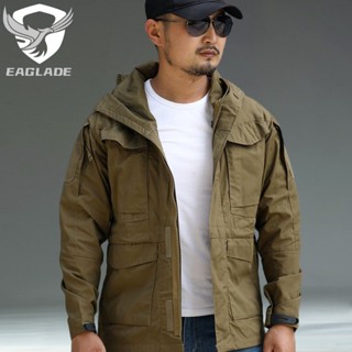 Eaglade เสื้อแจ็กเก็ตยุทธวิธี สีเหลือง กันน้ํา M65