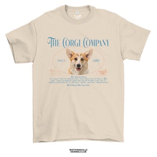 เสื้อยืดลาย WELSH CORGI (เวลช์ คอร์กี้)Classic Cotton Unisex by 【Nothing Hills】