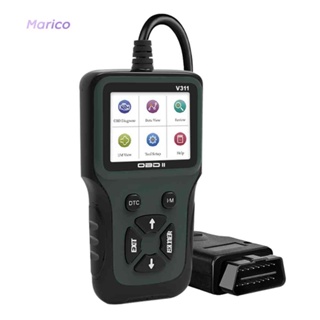 เครื่องสแกนเนอร์ V311 OBD2 หน้าจอ LCD 4 ภาษา OBD 2 II สําหรับอ่านโค้ดรถยนต์ [Marico.th]