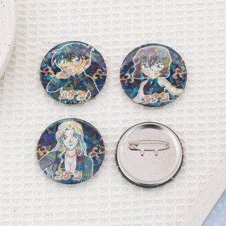 เข็มกลัดโลหะ รูปนักสืบโคนัน Haibara Ai Berumotto Conan Edogawa Furuya Rei เหมาะกับของขวัญ สําหรับผู้หญิง