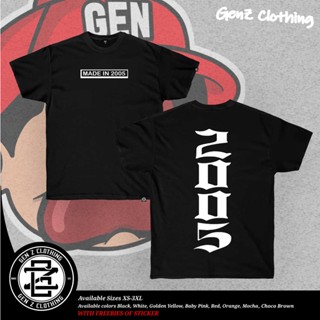 2005 Clothing -GenZ  Clothing Premium Quality Shirt and Premium Print เสื้อยืดคอกลม