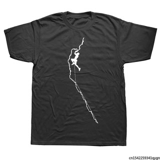 เสื้อยืดลําลอง แขนสั้น คอกลม พิมพ์ลาย Zomer Rock Mountain Climber แฟชั่นสําหรับผู้ชาย