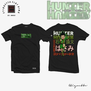 พร้อมส่ง Anime Shirt - ETQTCo. - Hunter x Hunter - Gon Freecs การเปิดตัวผลิตภัณฑ์ใหม่ T-shirt