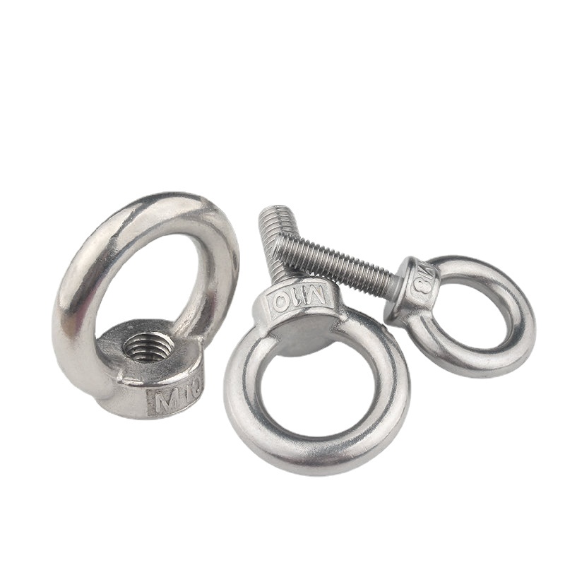 [MYJ] M8/M10/M12 สกรูแหวนพร้อมแหวนยกสกรู 304 สแตนเลส Bolt แหวนสกรูขยาย