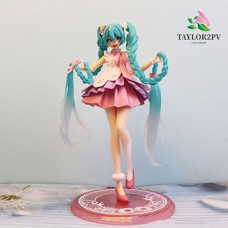 Taylor2pv โมเดลตุ๊กตาฟิกเกอร์ Miku Hatsune Miku Hatsune ดอกซากุระ ขนาดเล็ก ของเล่นสําหรับเด็ก