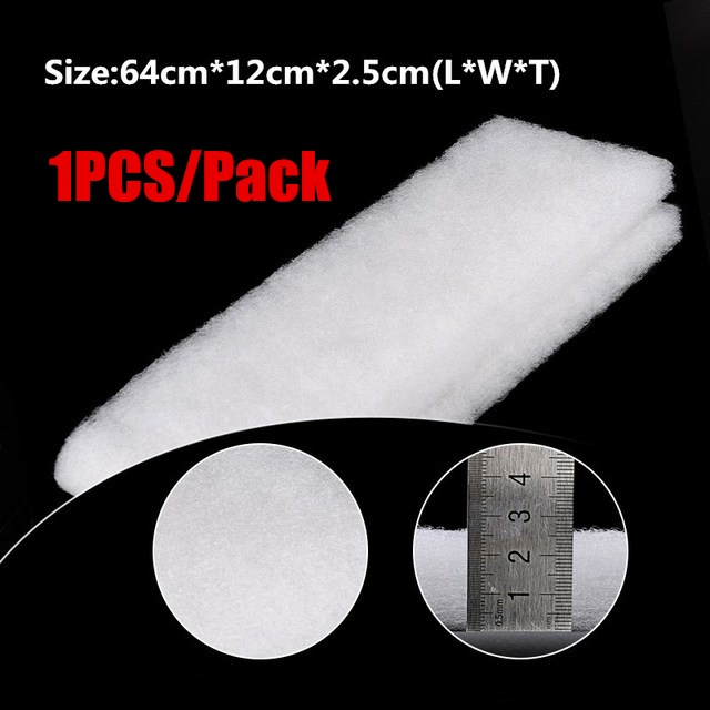แผ่นโฟมฟองน้ํา ผ้าฝ้าย แบบหนา ใช้ซ้ําได้ สําหรับกรองน้ําตู้ปลา