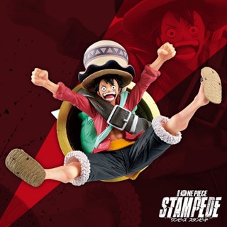 Luffy Stampede ของแท้ JP แมวทอง - Ichiban Kuji Banpresto [โมเดลวันพีช]