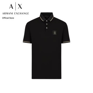 AX Armani Exchange เสื้อโปโลผู้ชาย รุ่น AX8NZFPQZJH4Z1200 - สีดำ