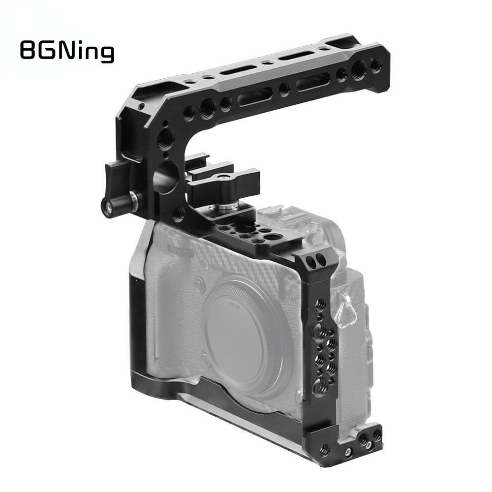 Bgning กรงกล้อง SLR อลูมิเนียม พร้อมที่จับด้านบน สําหรับ Fujifilm X-T3 XT3 XT2 X-T2 DSLR